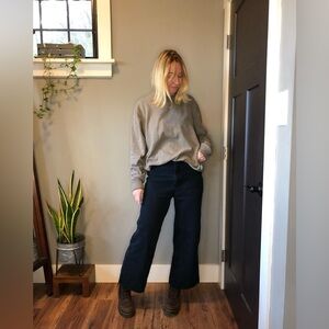 Gap high rise cropped pants